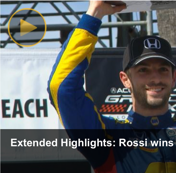 NBC Sports - Rossi dominant in winning second consecutive at Long Beach