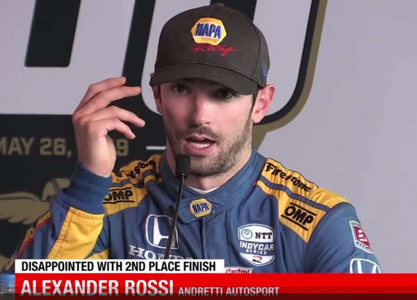 IndyStar.com - Fire and rage of Alexander Rossi steal show again at Indy 500